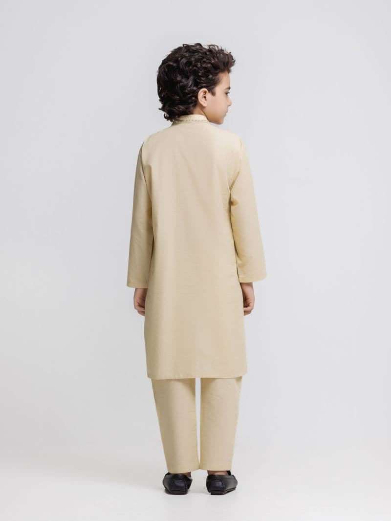 Embroidered Dobby Kurta Pajama - EBTKPC5-001