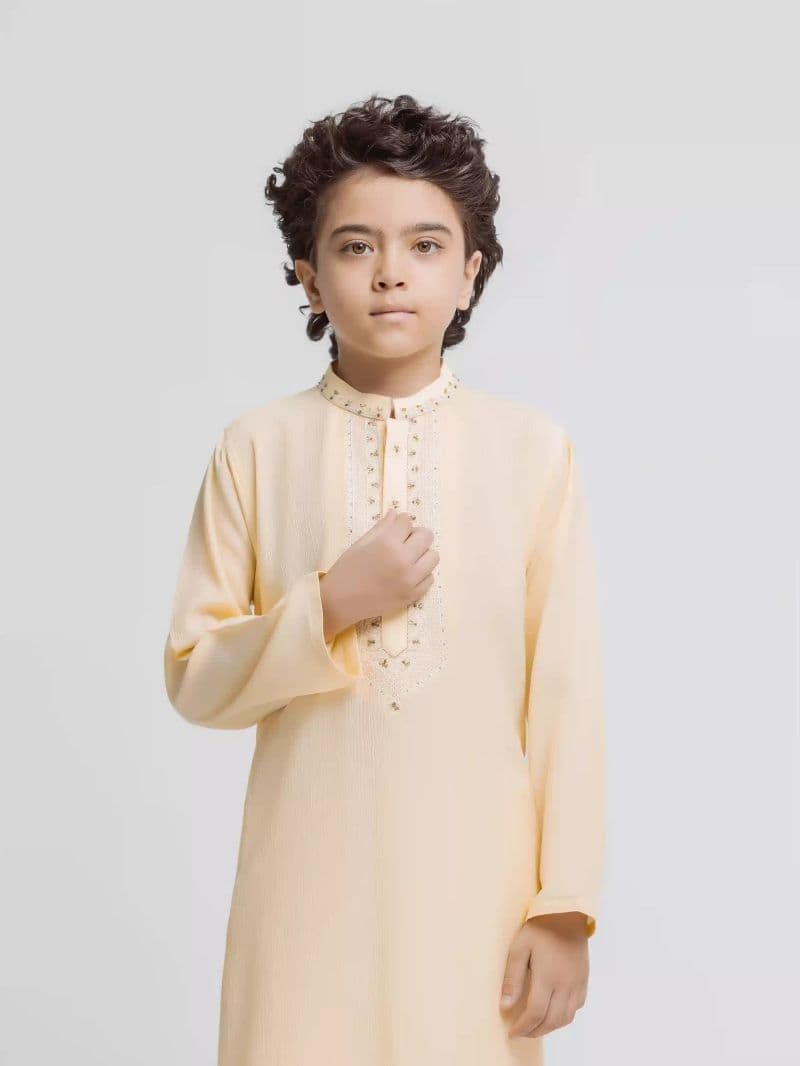 Embroidered Cotton Kurta - ECBTK6-030 thumbnail
