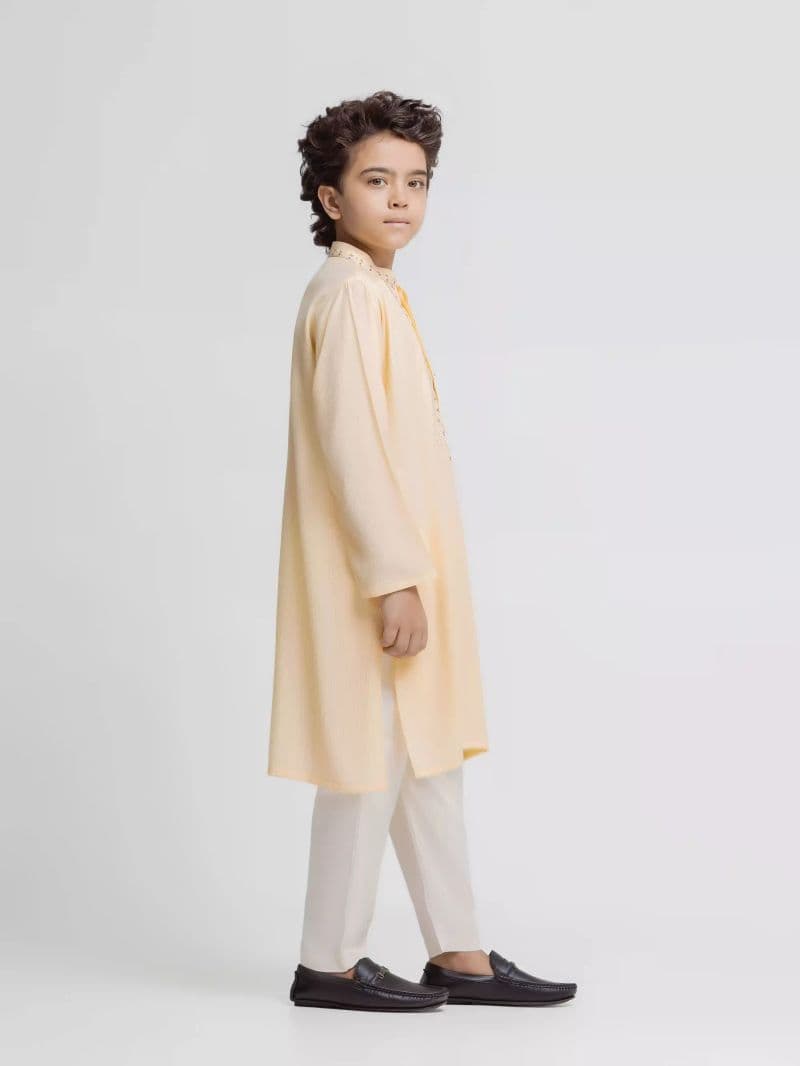 Embroidered Cotton Kurta - ECBTK6-030 thumbnail