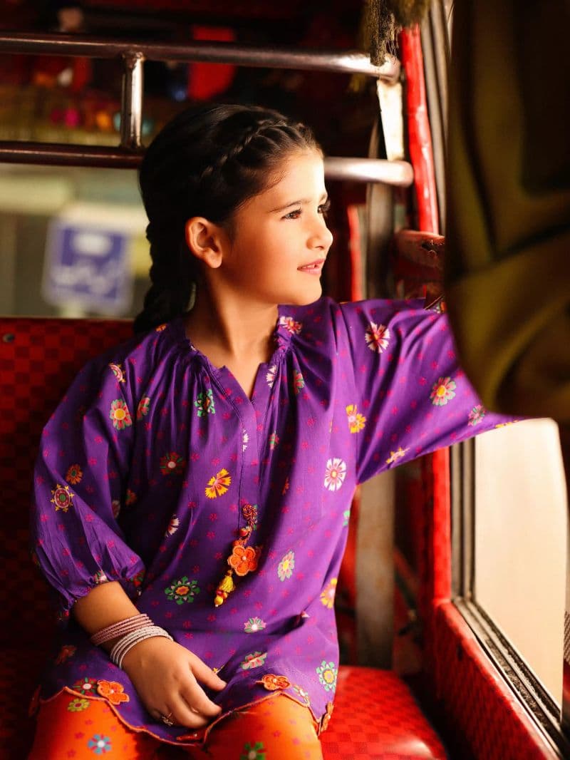 Printed Cambric Co-Ord Set - EGTKP6-74086ST