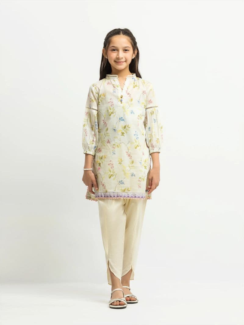 Printed Lawn Co-Ord Set - EGTKP5-73017ST