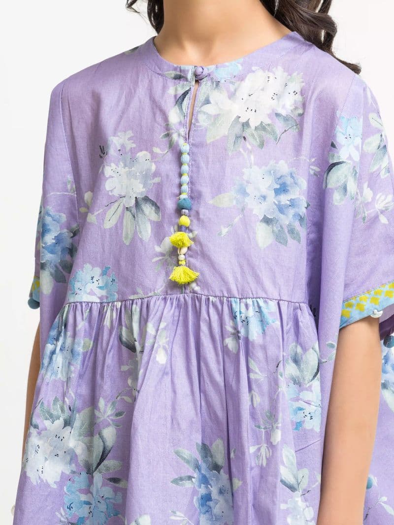 Printed Cambric Co-Ord Set - EGTKP5-73068ST