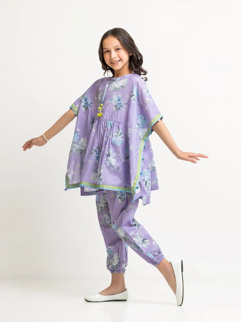 Printed Cambric Co-Ord Set - EGTKP5-73068ST