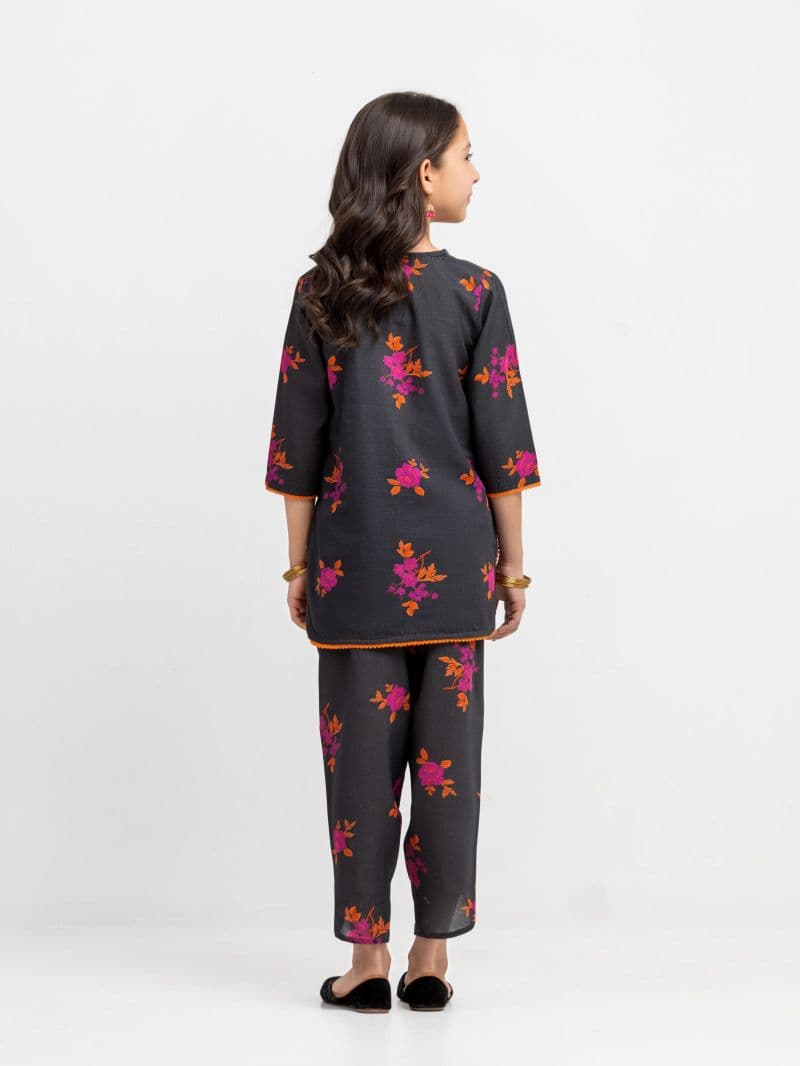 Printed Khaddar Co-Ord Set - EGTKP5-73080ST thumbnail