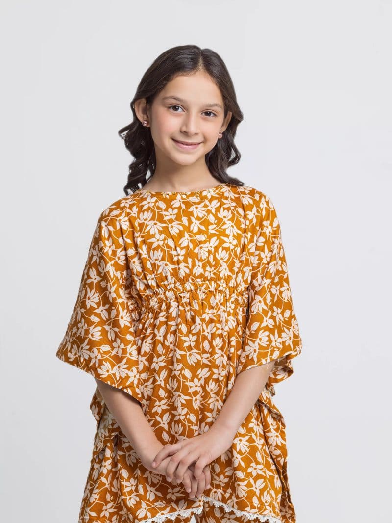 Printed Viscose Co-Ord Set - EGTKP5-73004ST