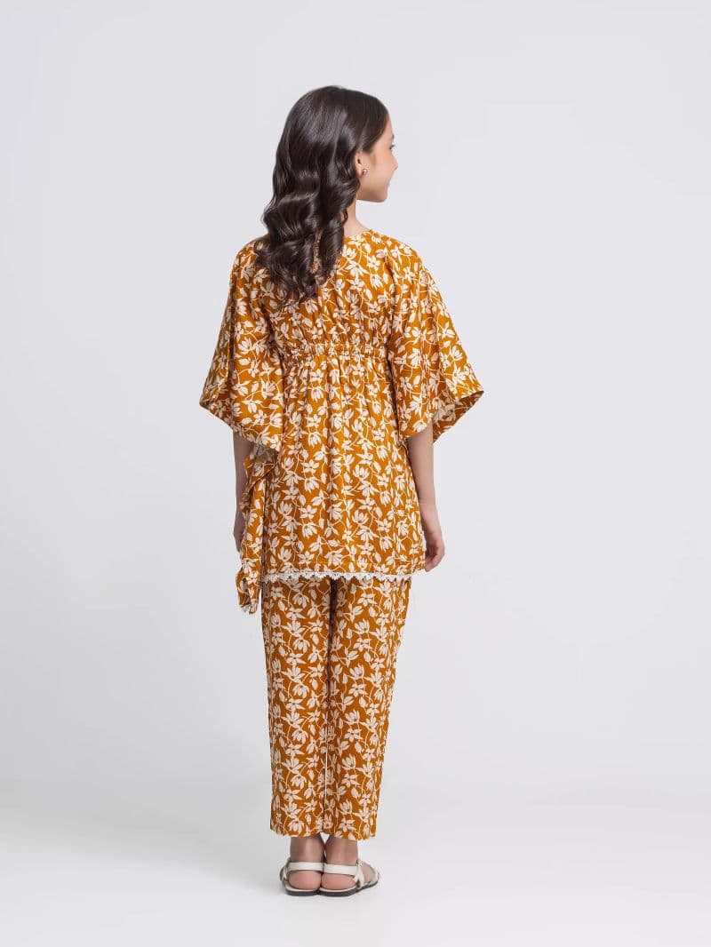 Printed Viscose Co-Ord Set - EGTKP5-73004ST