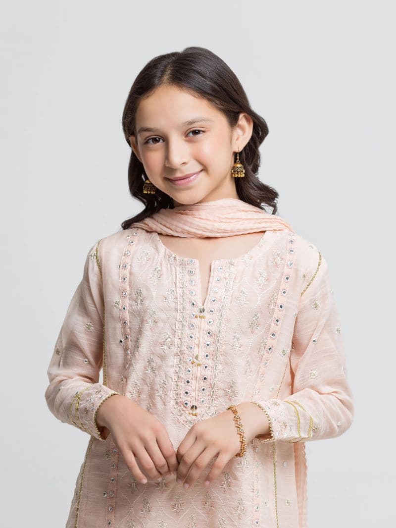 Embroidered Chanderi Suit - EGTPLED5-50091-3P thumbnail