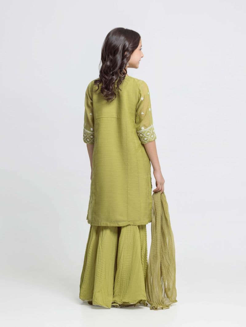 Embroidered Chanderi Suit - EGTPLED5-50093-3P thumbnail