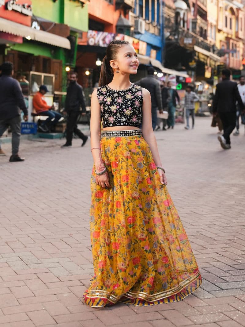 Embroidered Organza Lehenga Suit - EGTPLEP5-50054CL thumbnail