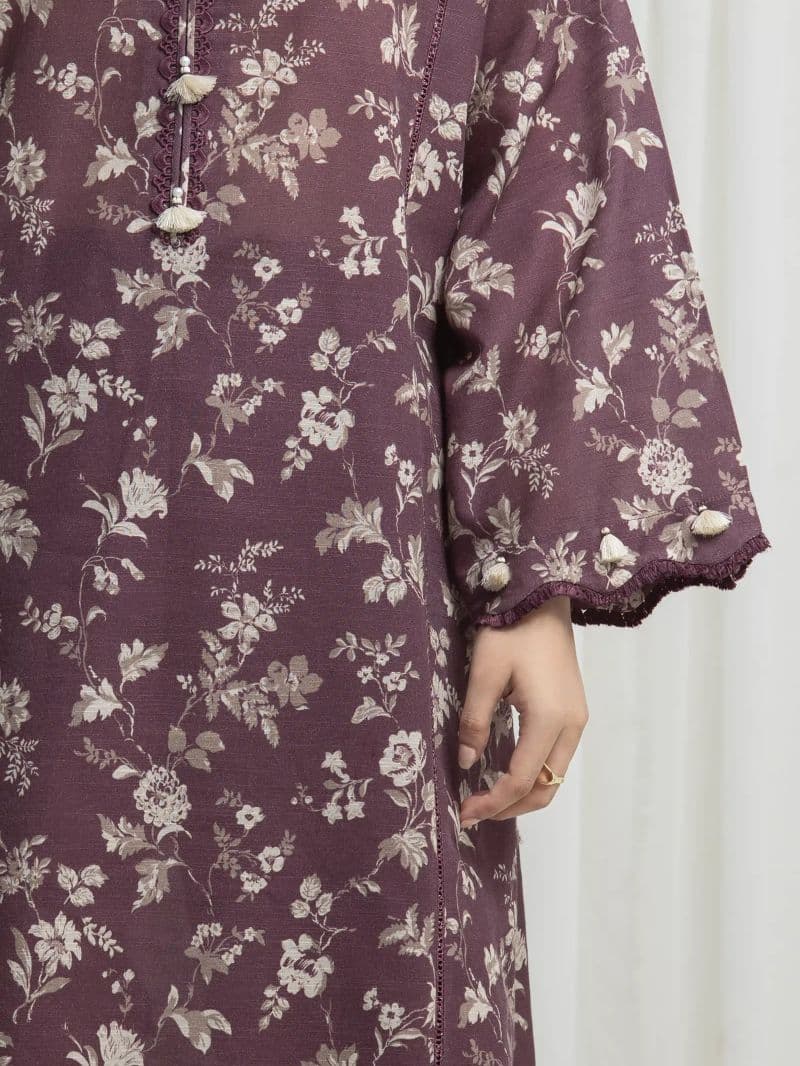 Printed Khaddar Suit - EWU6A3-37001-3P