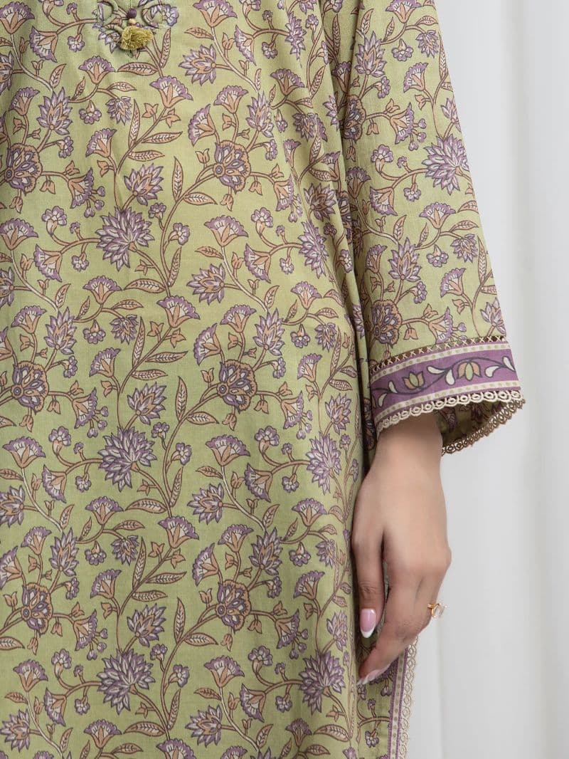 Printed Khaddar Suit - EWU6A3-37016-3P