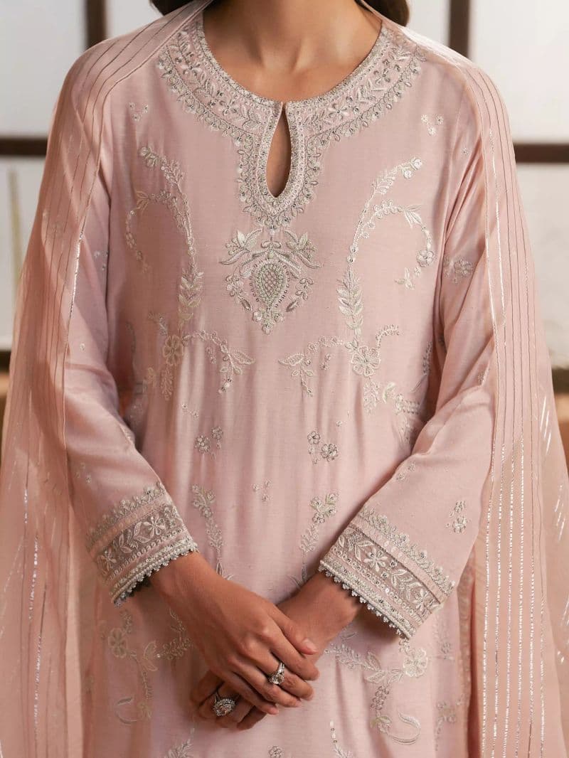 Embroidered Karandi Suit - EWU6V22-32092-3P