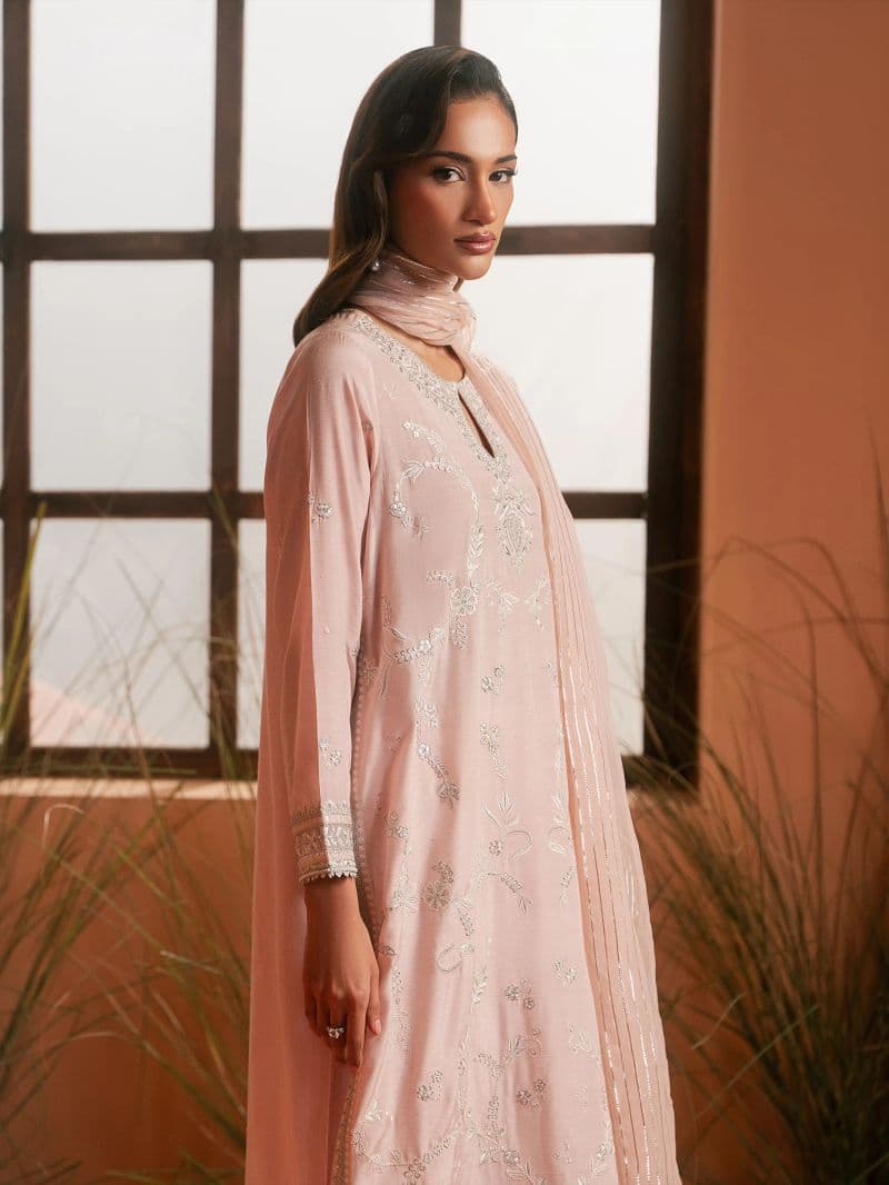 Embroidered Karandi Suit - EWU6V22-32092-3P