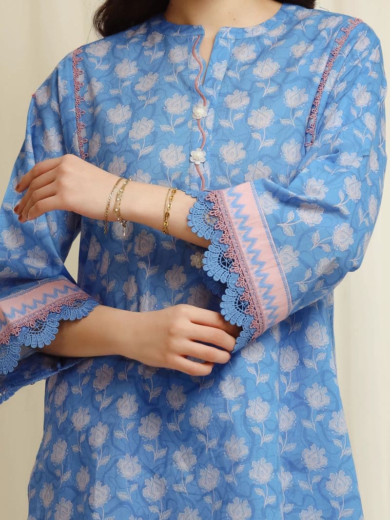 Printed Lawn Suit - EWU6A1-36615-3P