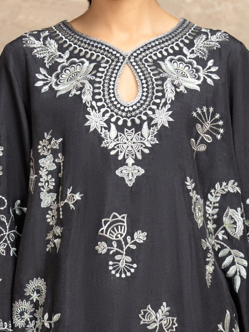 Embroidered Viscose Suit - EWU5V19-32047-3P