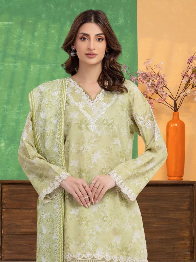 Embroidered Lawn Suit - EWU5V1-31430-3P
