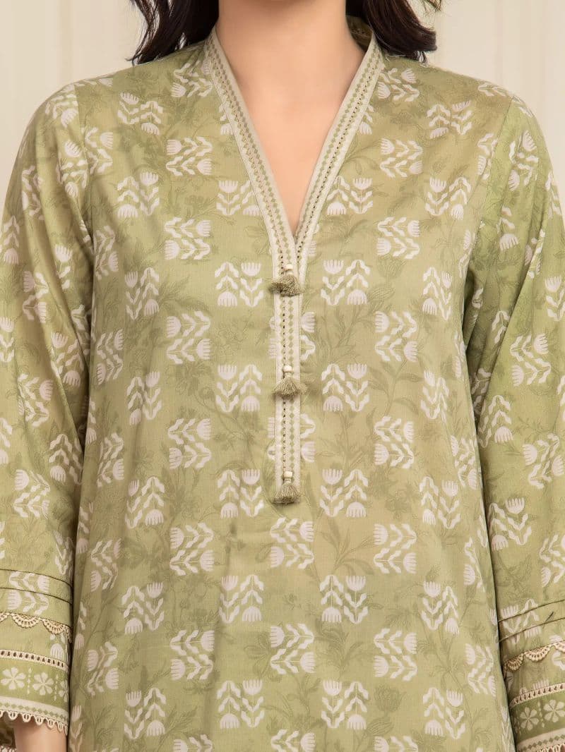 Printed Lawn Suit - EWU6A1-36604-3P