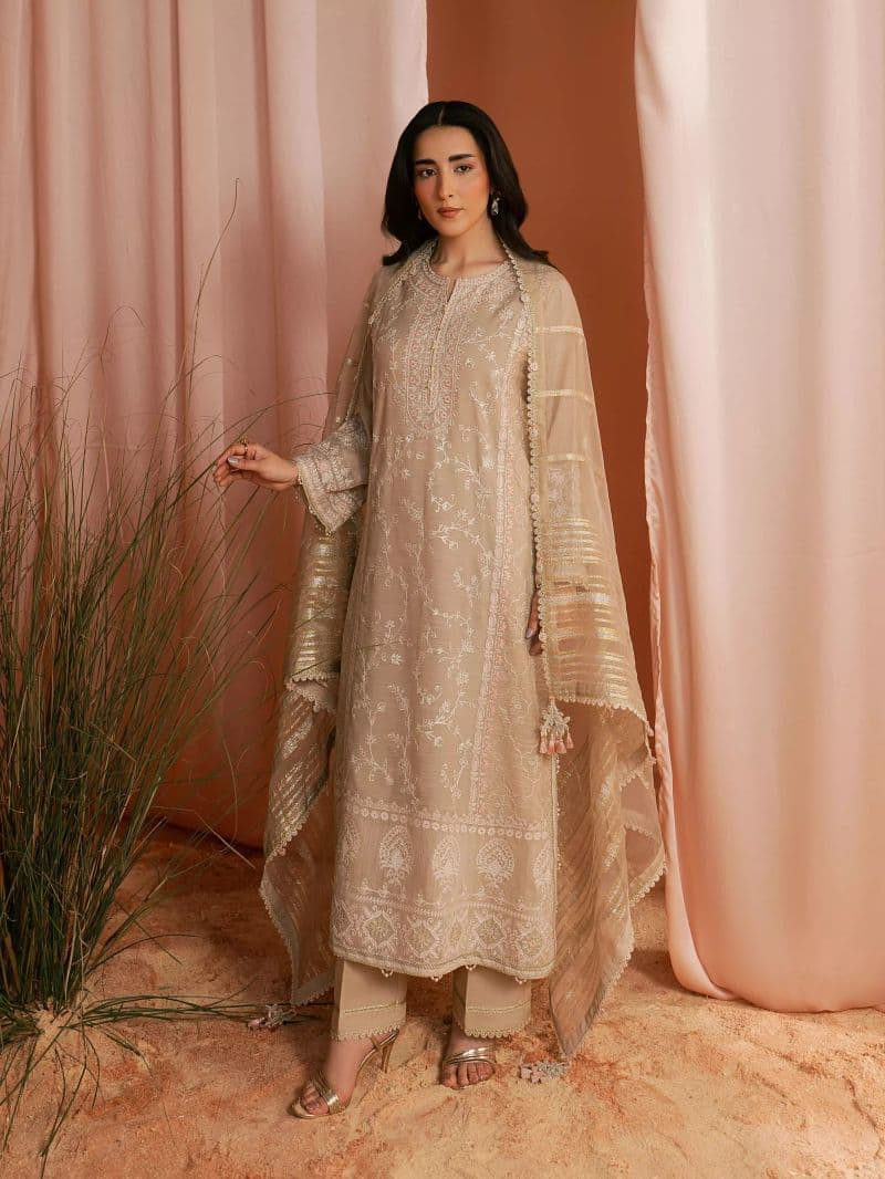 Embroidered Munar Suit - EWU6V21-32062-3P