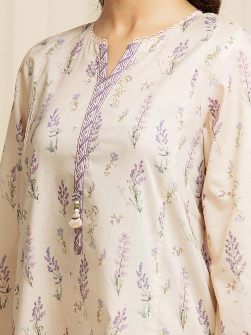 Printed Lawn Suit - EWU6A1-36598-3P