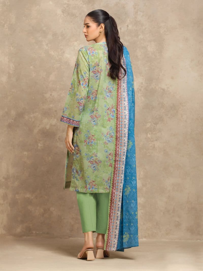 Printed Lawn Suit - EWU6A1-36545-3P