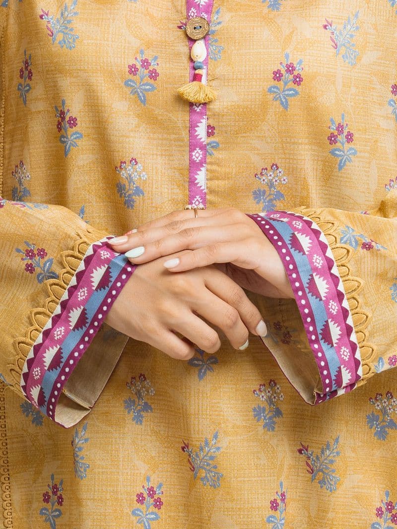 Printed Lawn Suit - EWU6A1-36566-3P