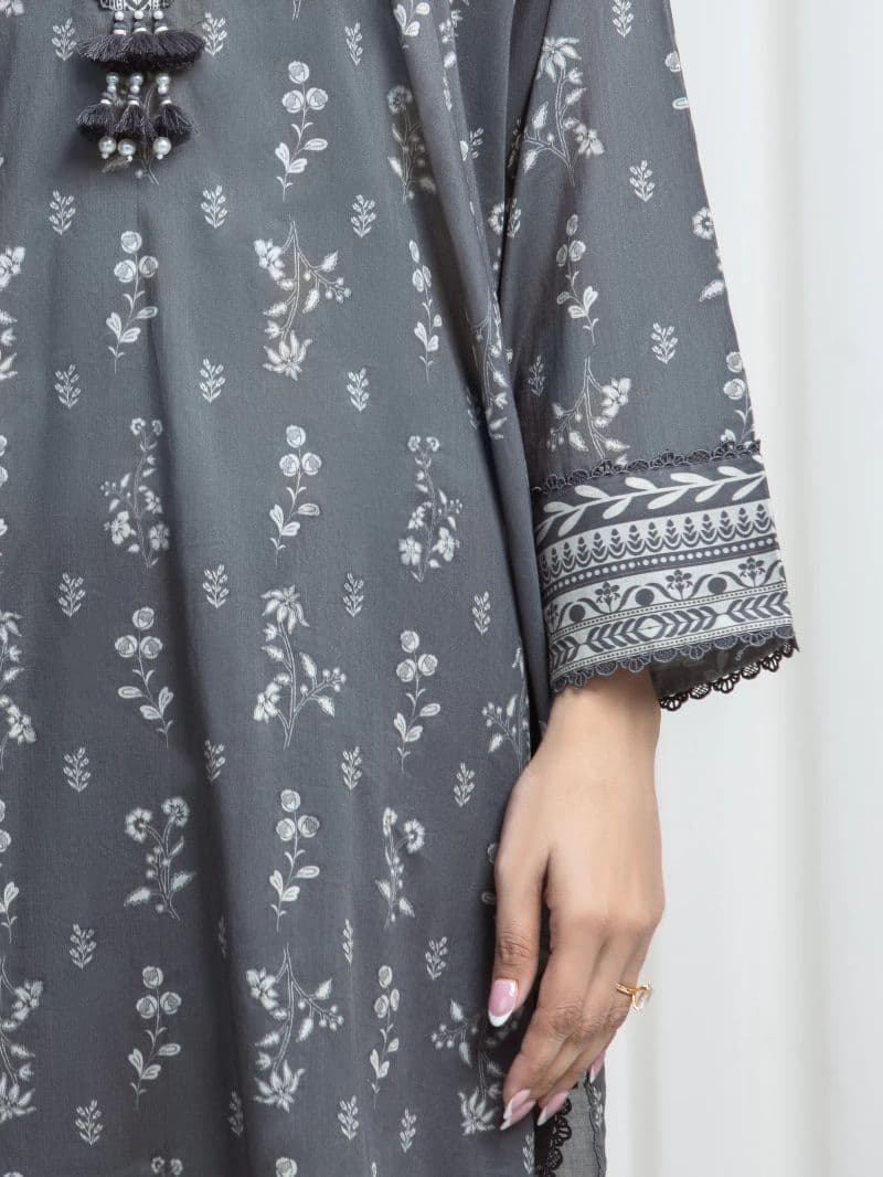 Printed Khaddar Suit - EWU6A3-37023-3P