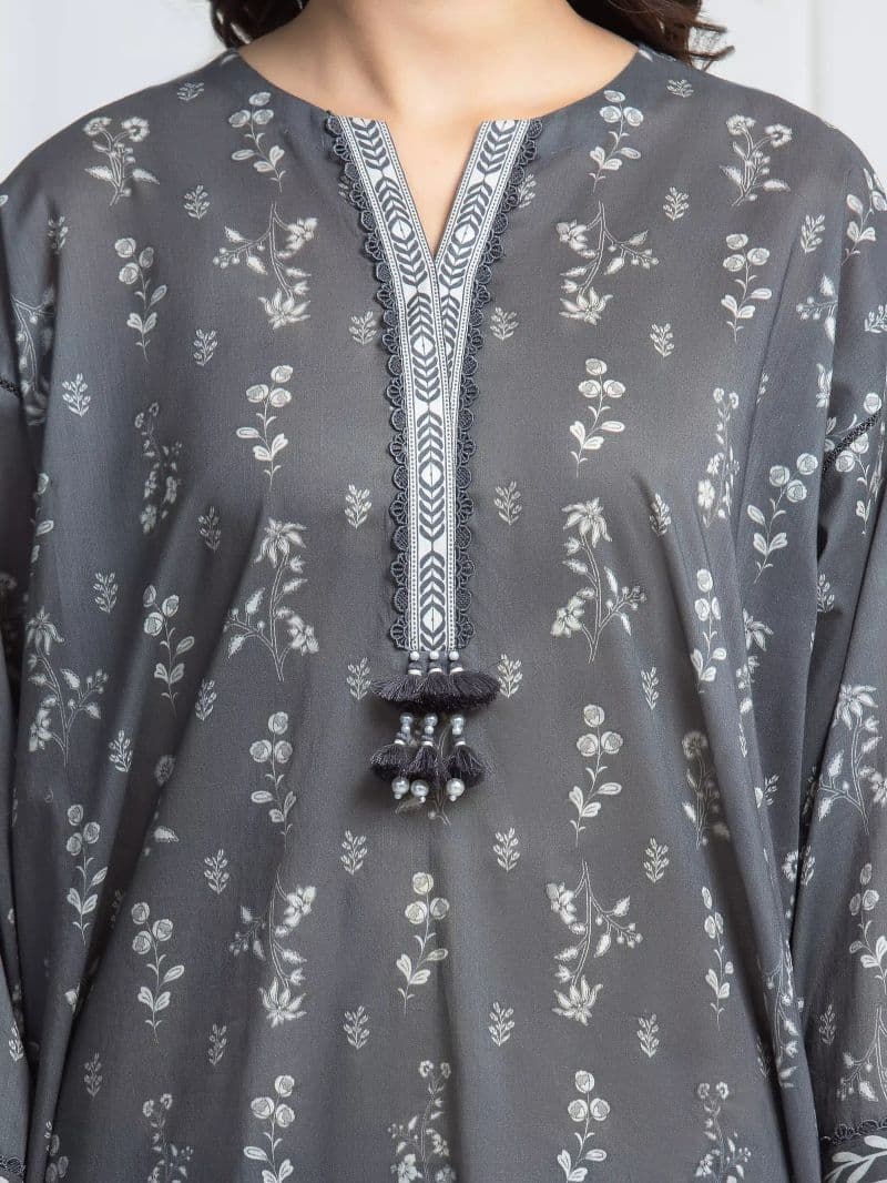 Printed Khaddar Suit - EWU6A3-37023-3P