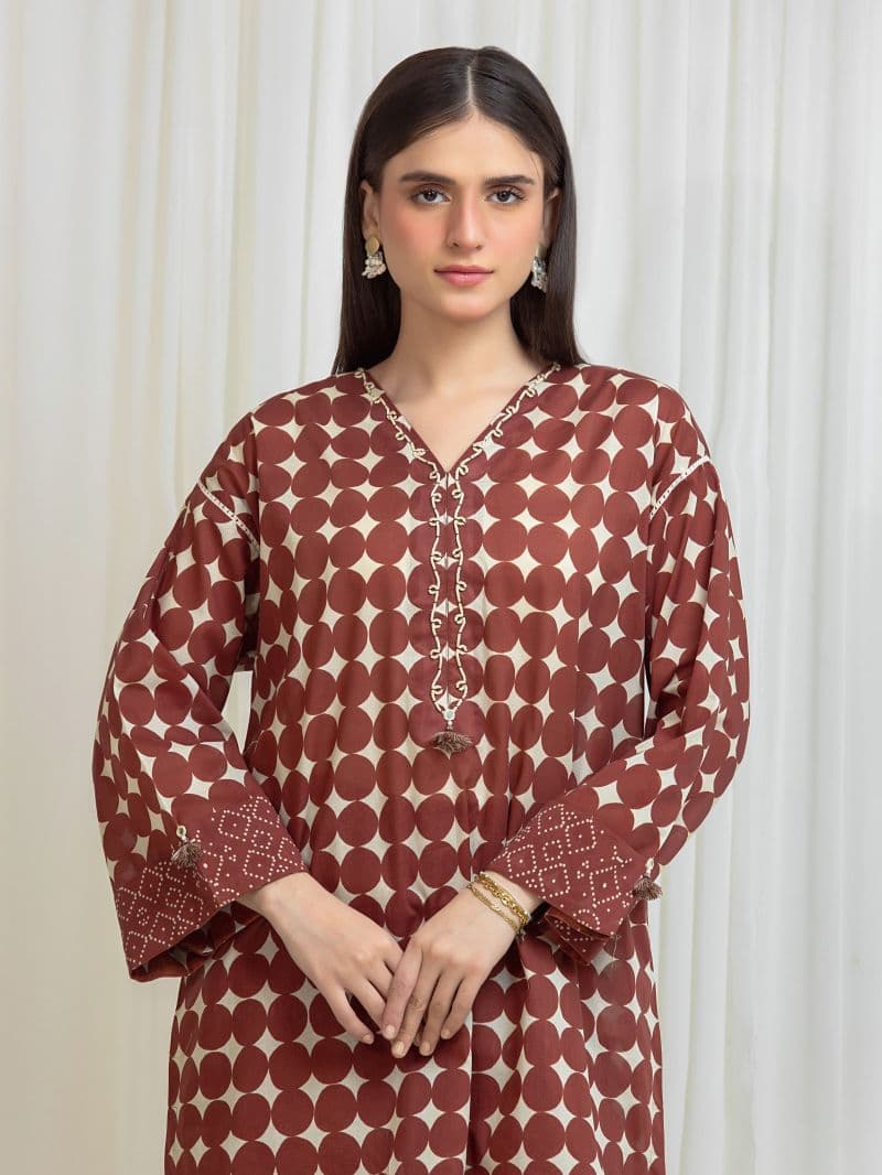Printed Lawn Shirt Trouser - EWU6A1-36817ST