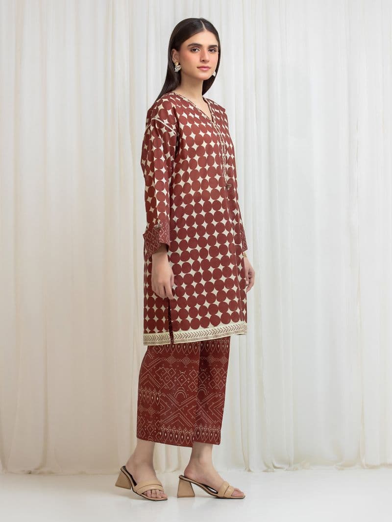 Printed Lawn Shirt Trouser - EWU6A1-36817ST