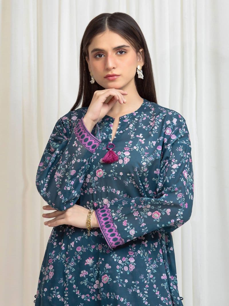 Printed Lawn Shirt Trouser - EWU6A1-36811ST