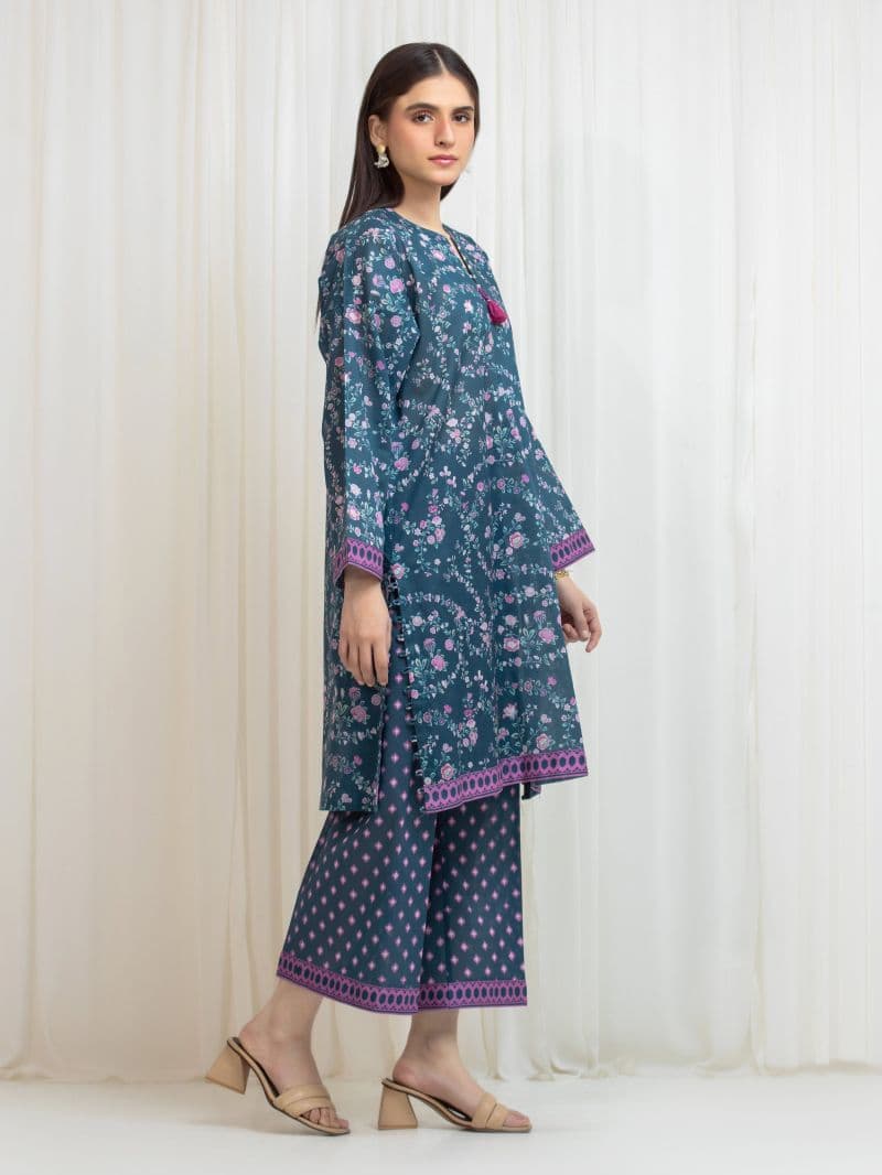 Printed Lawn Shirt Trouser - EWU6A1-36811ST