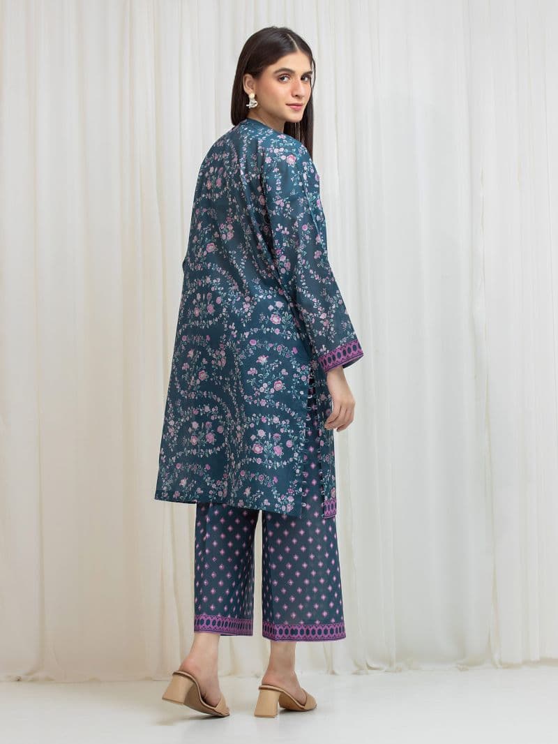 Printed Lawn Shirt Trouser - EWU6A1-36811ST