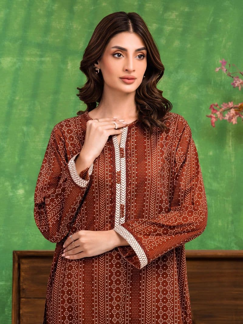 Printed Lawn Shirt Trouser - EWU6A1-36808ST