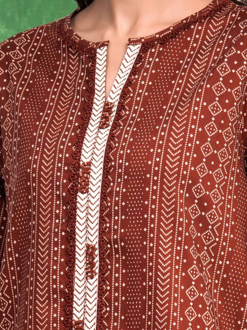Printed Lawn Shirt Trouser - EWU6A1-36808ST