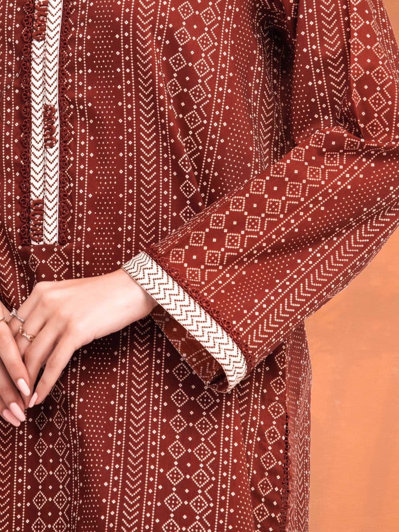 Printed Lawn Shirt Trouser - EWU6A1-36808ST