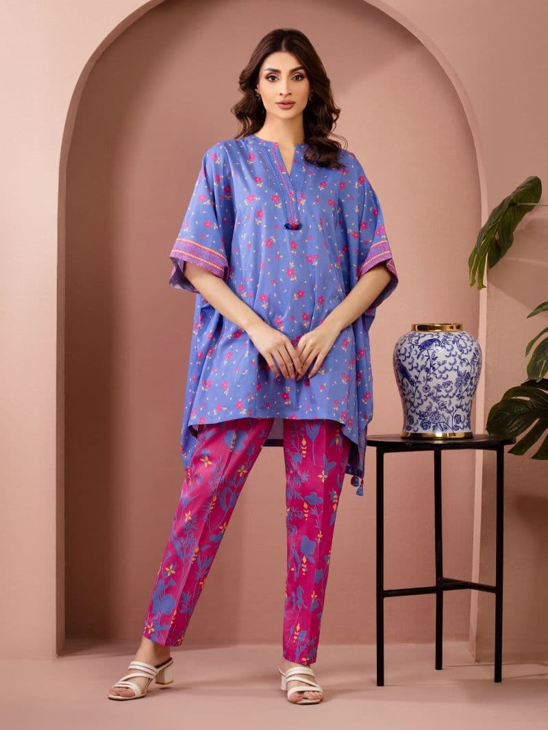 Printed Lawn Shirt Trouser - EWU6A1-36805ST