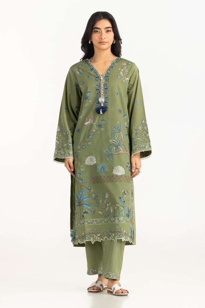 Cotton Bana Dora Embroidered Co-Ord Set thumbnail