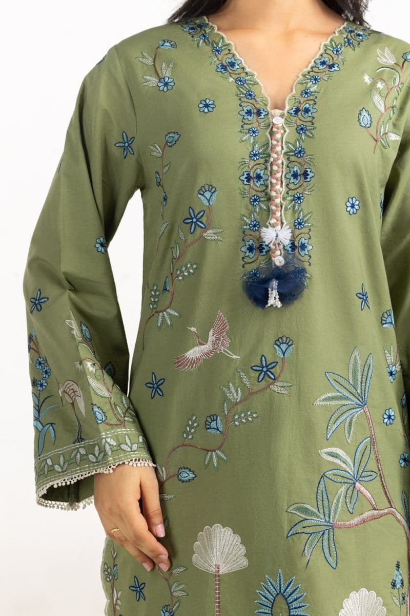 Cotton Bana Dora Embroidered Co-Ord Set thumbnail