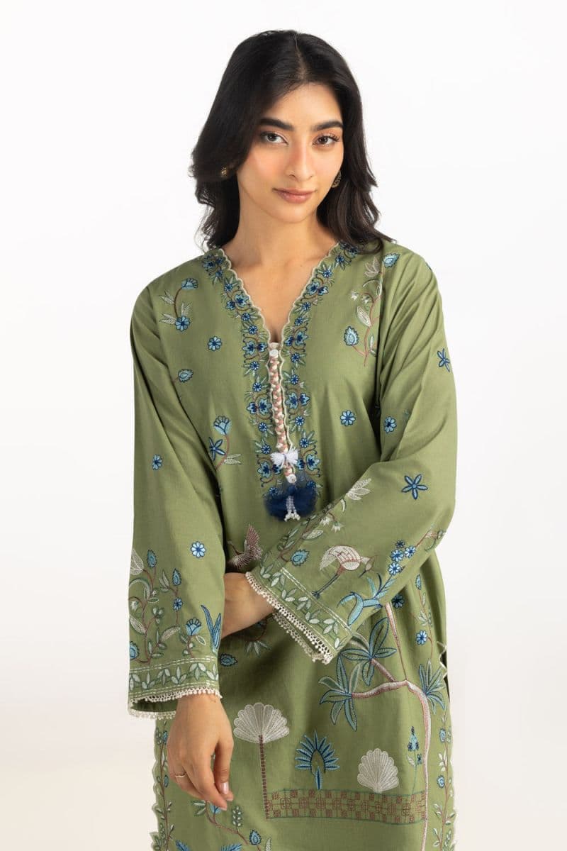 Cotton Bana Dora Embroidered Co-Ord Set thumbnail