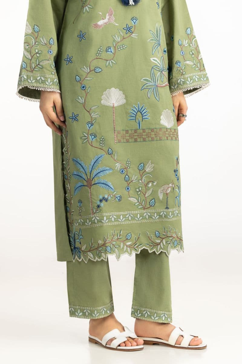 Cotton Bana Dora Embroidered Co-Ord Set thumbnail