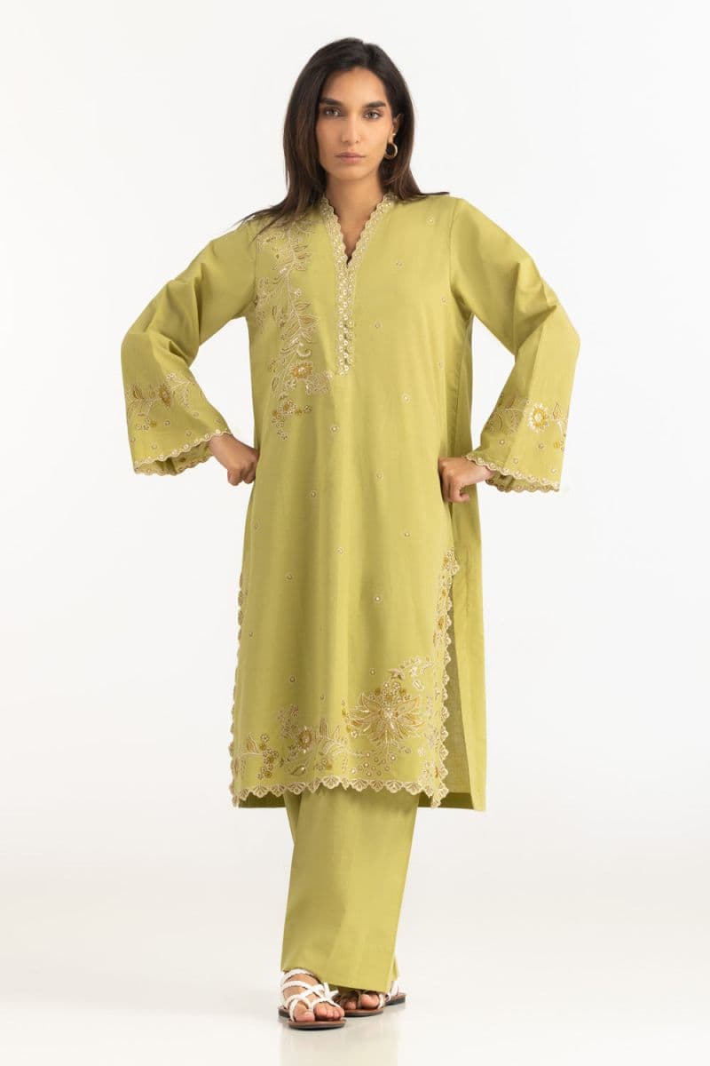 Cambric Embroidered Co-Ord Set thumbnail