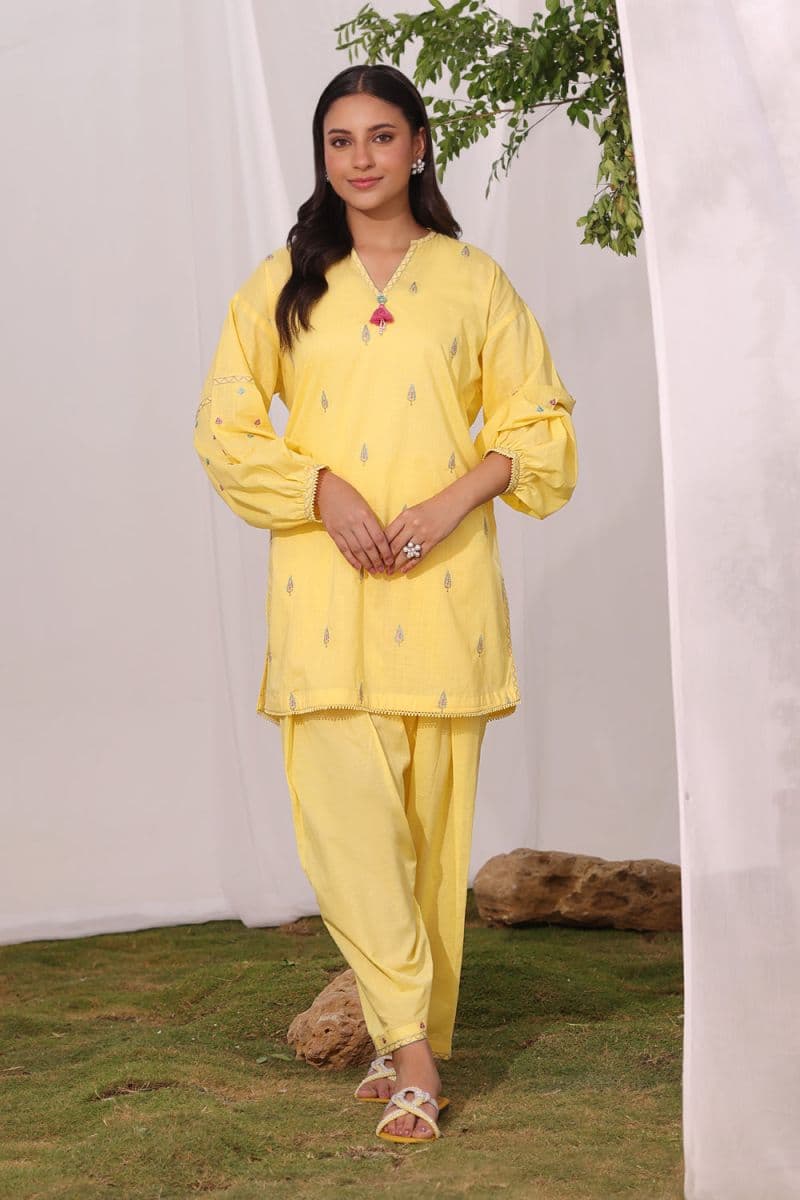 Cross Hatch Embroidered Co-Ord Set thumbnail