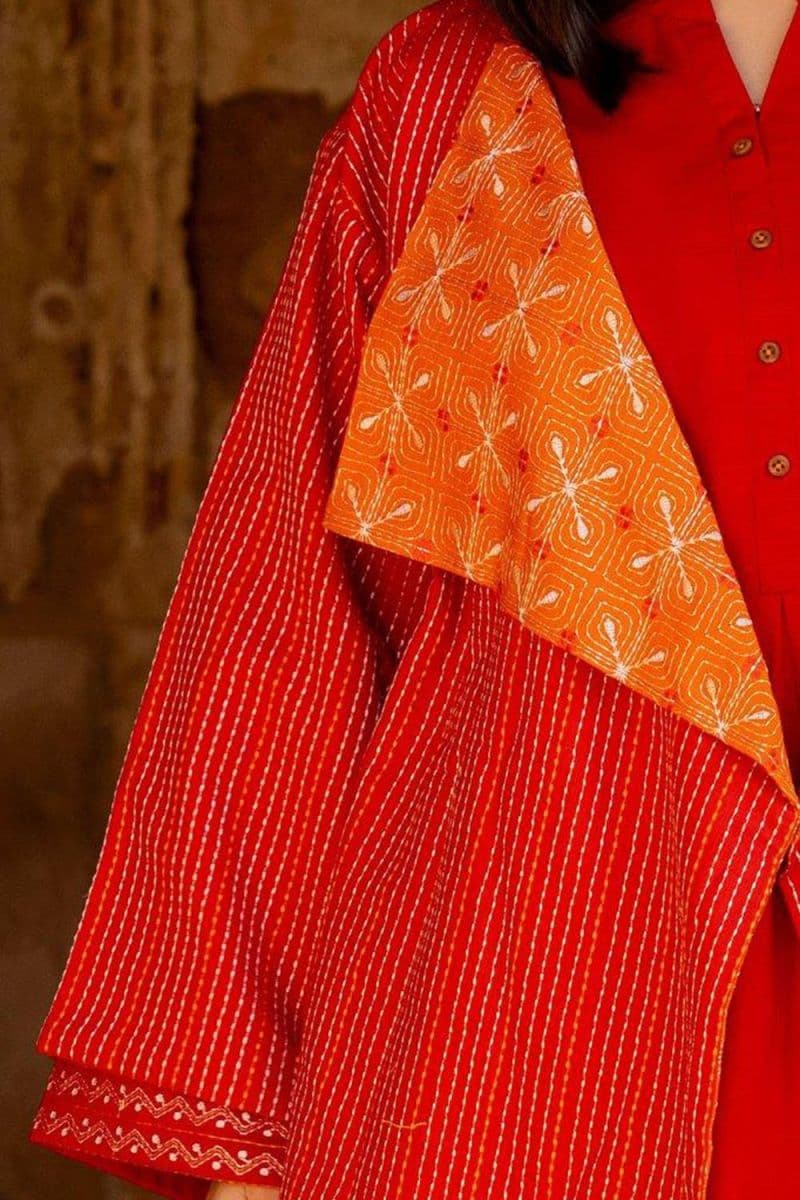 Khaddar Embroidered Crop Jacket thumbnail
