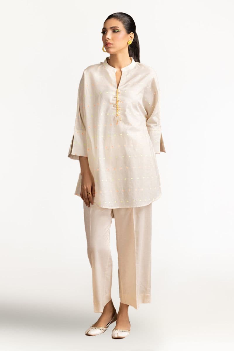 Jacquard Embellished Tunic thumbnail