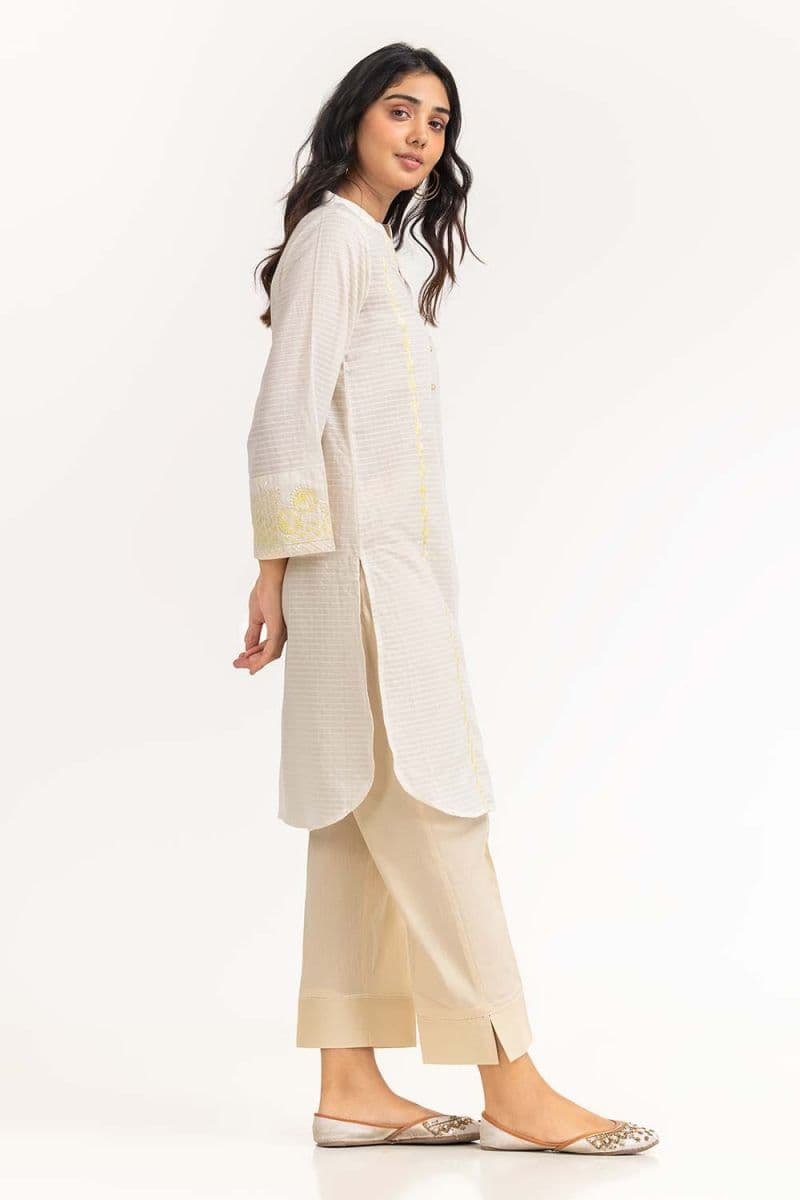Needle Craft Lurax Dobby Dyed Embroidered Shirt thumbnail
