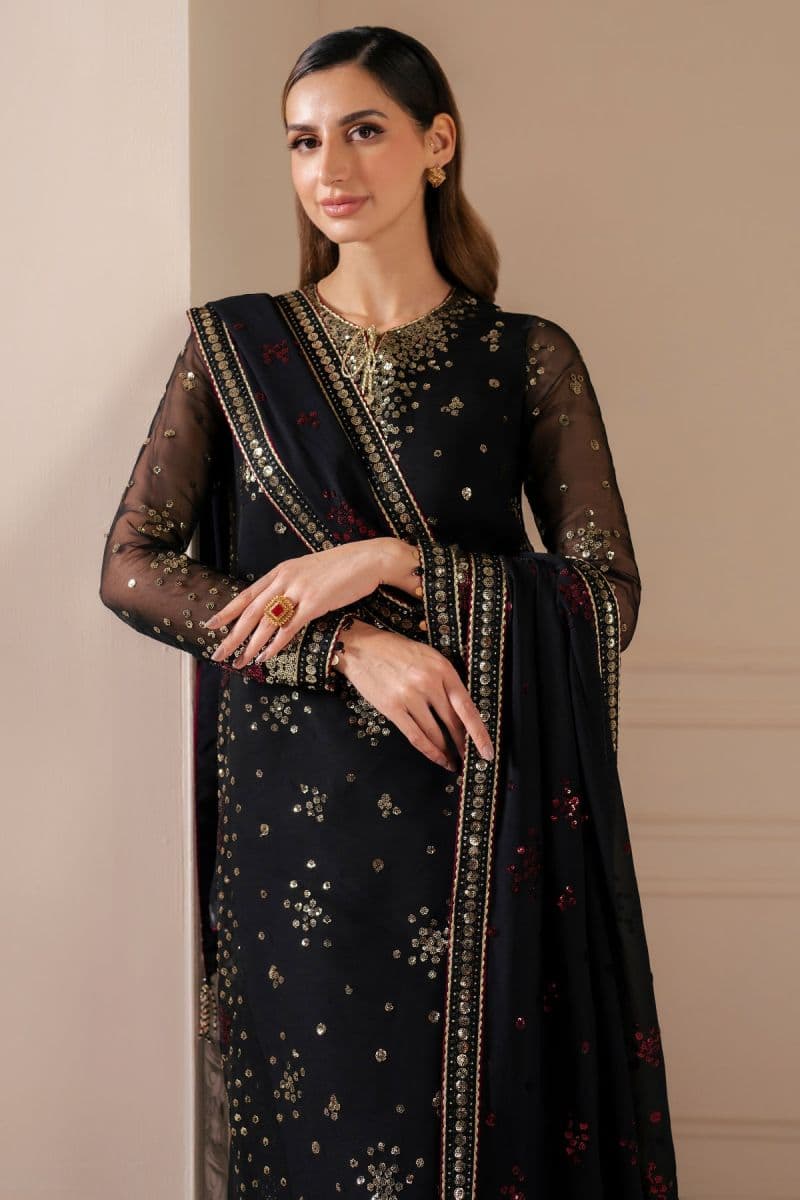 EMBROIDERED CHIFFON UC-3070