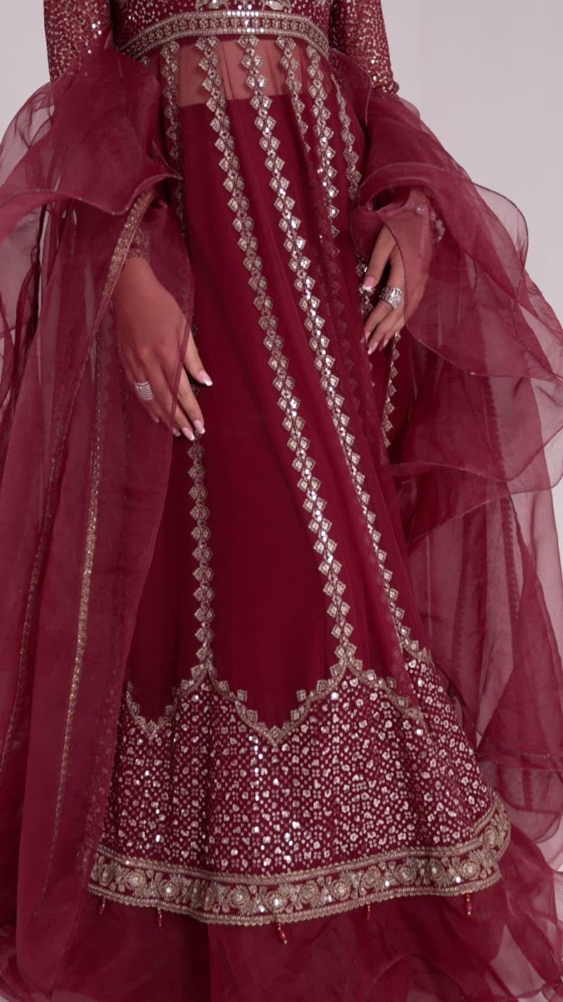 EMBROIDERED CHIFFON UC-3007