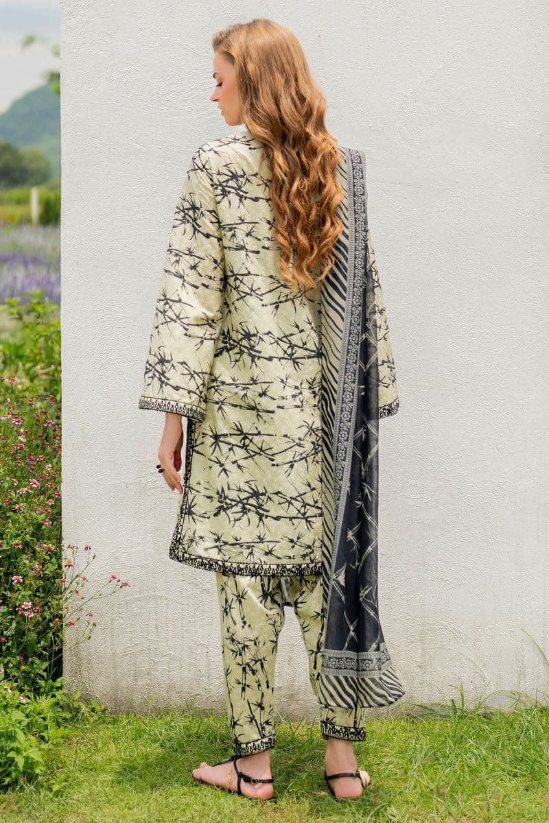Embroidered Cotton Silk Ready-to-Wear Suit