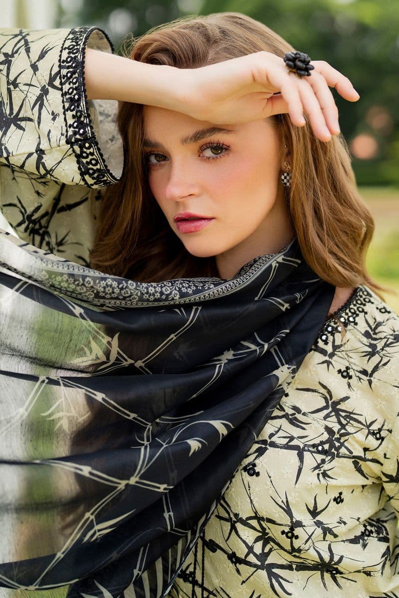 Embroidered Cotton Silk Ready-to-Wear Suit