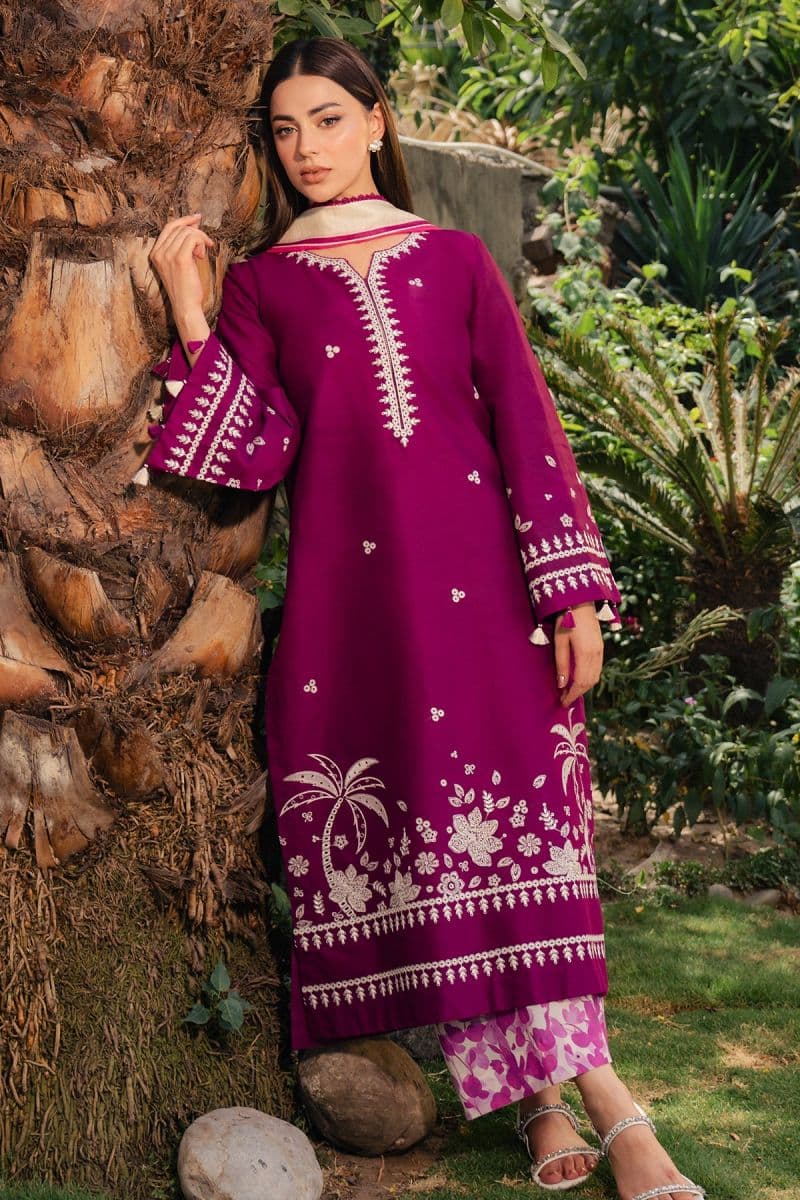 EMBROIDERED LAWN USE-9371
